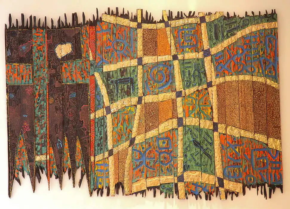 art of art, Wooden Slats, Gerald Chukwuma, The Wheatbaker, Lagos, Art Artist, Hotel