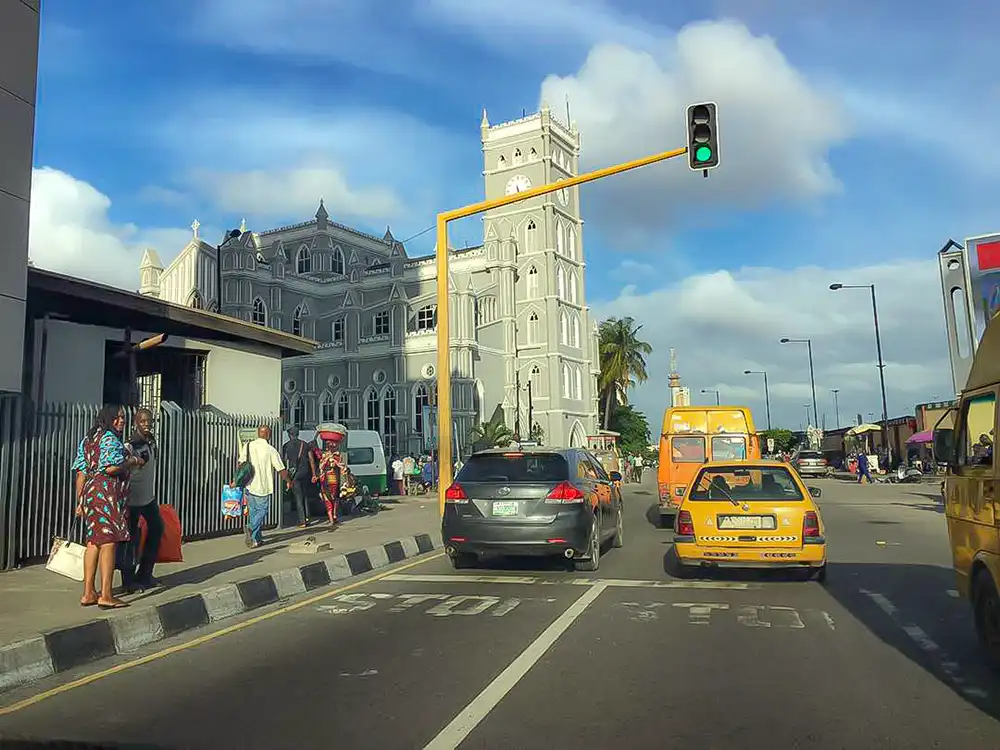 Traffic light, VI, Eko Atlantic City, Victoria Island, The Wheatbaker Hotel, The Wheatbaker Lagos